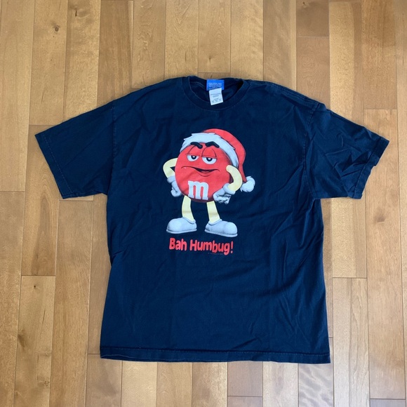 M&M's Bah Humbug Christmas T-Shirt - Picture 1 of 5